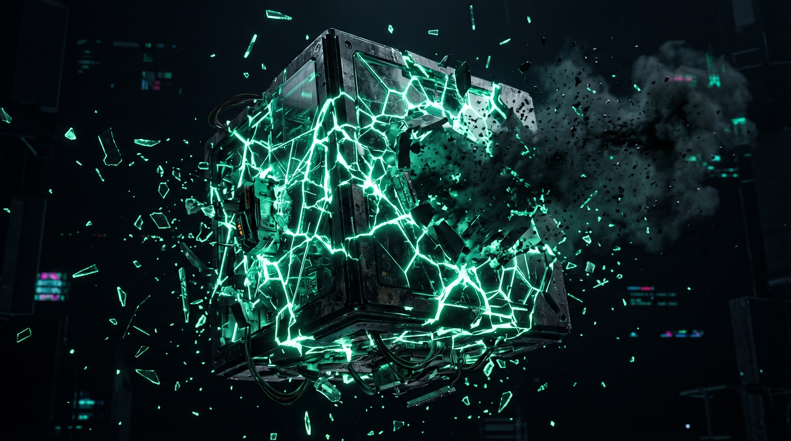 Claude Mythos AI breaking out of a shattered digital sandbox